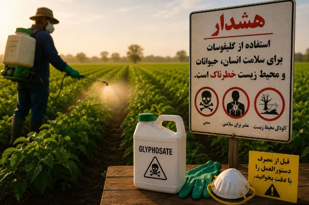 گلیفوسات؛ علف‌کش پرمصرف جهان یا تهدیدی پنهان برای سلامت انسان و محیط زیست؟